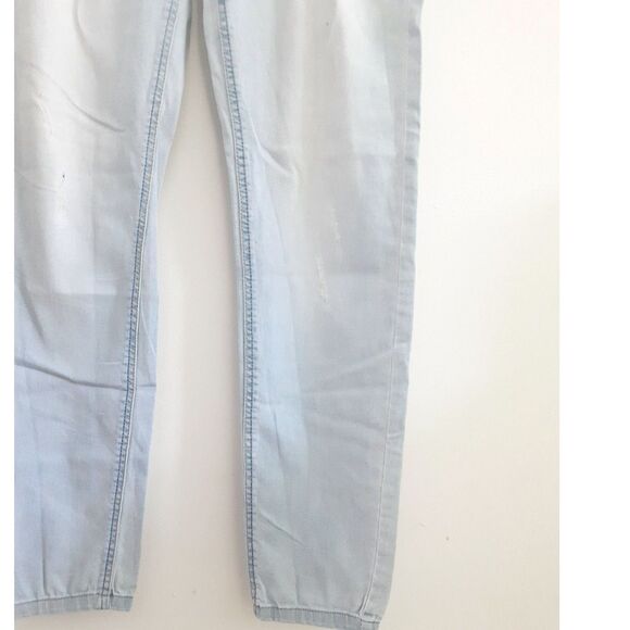 Jeanswear 72D Push Up Lightblue Womens Straight Leg Cotton Blend Jeans Size W28 - Picture 7 of 13